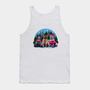 Christmas French Bulldogs Tank Top